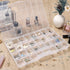32 Grids Large Plastic Organizer Box with Dividers, Bead Storage Compartment Organizer Box for Jewelry Nail Accessories/Screw/Small Parts, Clear C...