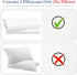 Heirloom Soft, Smooth & Thick Certified 800 Thread Count 100% Cotton Sateen is Superior to Egyptian Cotton Claims, 2 White Standard Pillowcases Fi...