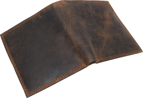 RFID Blocking Bifold Hipster Credit Card Wallet Premium Lambskin Leather (Vintage)...