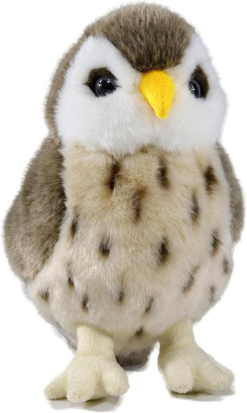 Ice King Bear Owl Stuffed Animal Luminous Eyes, Cute Plush toy 10 Inches...
