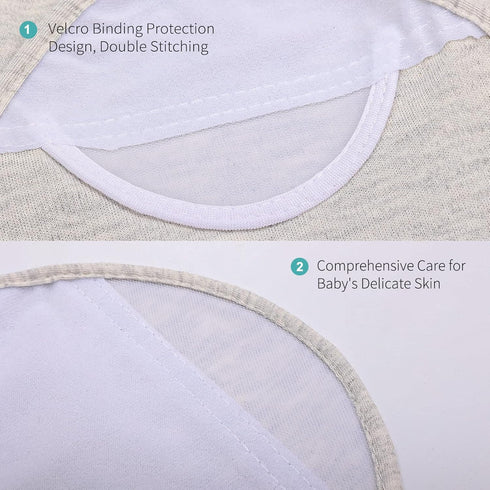 Baby Swaddle Blanket with Zipper?Easy Diaper Changing Swaddle Sleep Sack, Swaddle Wrap for Baby Boys Girls 0-3 Months, Adjustable Sleeping Bag Hel...