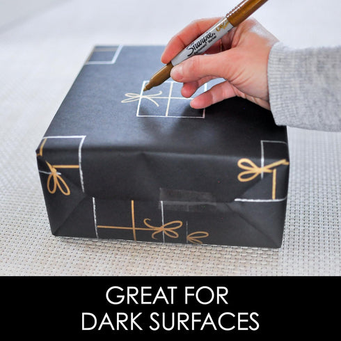 Sharpie Metallic Permanent Markers | Fine Point for Bold Details | Gold | 1 Marker Pen...
