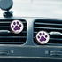 Framendino, 1 Pack Dog Paw Print Essential Car Oil Diffuser Aromatherapy Car Diffuser Vent Clip Stainless Steel Air Freshener Lockets for Men Wome...