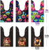 100PCS Halloween Treat Bags Candy Bags, Kids Trick or Treat Bags Goodie Bags, Cute Rabbit Ear Small Halloween Cookies Plastic Gift Bags for Hallow...