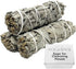 White Sage Smudge Sticks 4" Long - Burning Sage Bundle for Cleansing House, 3pk...