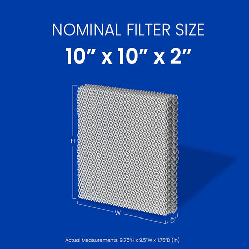 AprilAire 10 Water Panel Humidifier Filter Replacement for AprilAire Whole-House Humidifier Models 110, 220, 500, 500A, 500M, 550, 550A, 558 (Pack...
