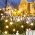 8LED Solar Powered Firefly Lights,Solar Lights Outdoor Waterproof,Starburst Swaying Solar Firefly Lights, Solar Garden Lights for Path Landscape O...
