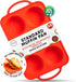 Regular Size 6 Cup Silicone Muffin Pans for Baking - Non-Stick Silicone Cupcake Pans for Baking, Easy-Release, Metal Handles, BPA-Free, Dishwasher...