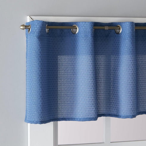 SKL Home Trio Valance, 57 inches x 13 inches, Denim Blue...