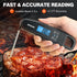 digital meat thermometer instant read meat thermometer for Cooking Kitchen Food Candy with Backlight and Magnet for Oil Deep Fry BBQ Grill Smoker ...