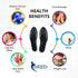 Carespot Acupressure Magnetic Massage Insoles for Men/Women, Foot Massager Shoe-pad Foot Therapy Reflexology Pain Relief Shoe Insoles | Memory Foa...