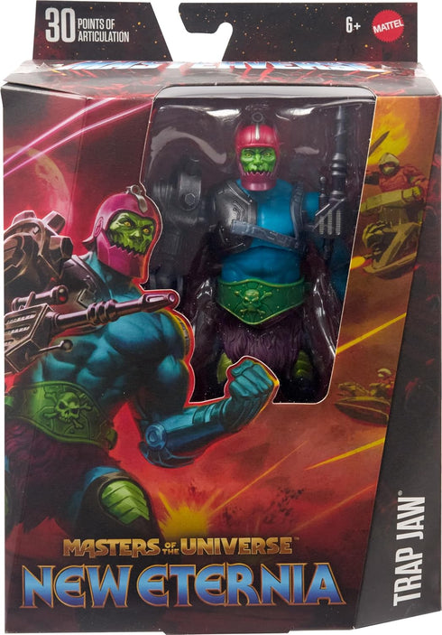 Masters of the Universe Masterverse New Eternia Trap Jaw Action Figure, Deluxe Collectible with 30 Articulations & Multiple Accessories, MOTU Toy...