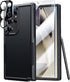 FNTCASE for Samsung Galaxy S24-Ultra Case: Dual Layer Military Grade Drop Proof Cell Phone Cover | Scratch Proof Stiff Layer | Shockproof Rubber L...