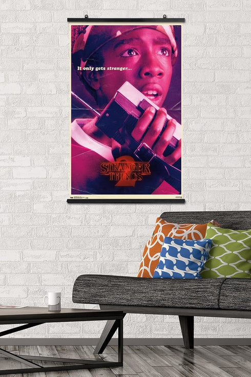 Trends International Netflix Stranger Things: Season 2 - Lucas Wall Poster, 34L x 22.4W, Premium Poster & Clip Bundle...