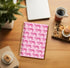 Hot Pink Journal Notebook - Pink Spiral Notebook Journal 5.5×8.3, Preppy Tiger Notebook with 164 Pages...