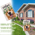 Welcome Spring Dog Golden Retriever Decorative Garden Flag, Puppy Yard Outside Decorations, Summer Farmhouse Outdoor Small Home Decor Double Sided...