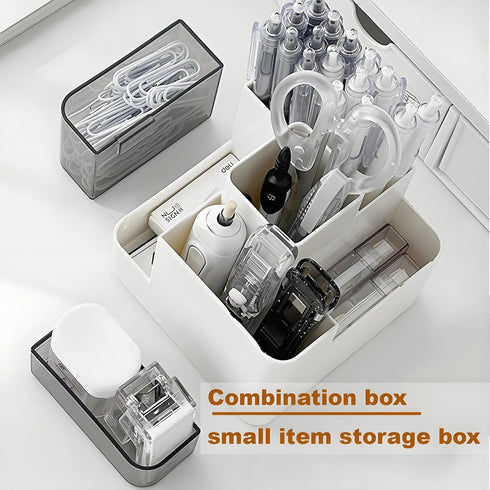 Desk Organizers Pencil Holder?4 Compartments+2 Removable Box, Pen Holder Storage for Office, Home, School, Classroom Accessories, Organization and...