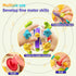 Baby Teether Sensory Toys, Baby Teething Toys for 0-3-6-12-18 Months, Boys Girls Baby Shower Gifts Newborn Infant Rattle Toys, Montessori Learning...