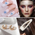 1980 PCS Pearl Stickers, 4 Size Pearl Embellishments for Crafts, Pearl Hair Accessories, Gem Jewels Decor Rhinestone Stickers for Craft, Body, Eye...