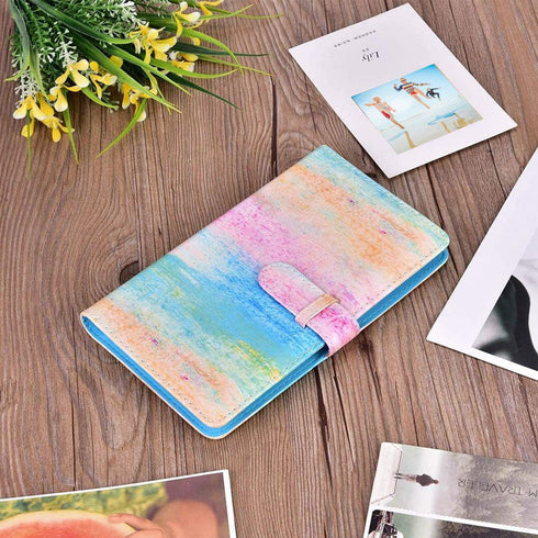96 Pocket Mini Film PU Leather Photo Album for Fujifilm Instax Mini 9 8 90 8+ 26 7s Instant Camera Film Polaroid Snap Zip Z2300 PIC-300 Film (Cray...