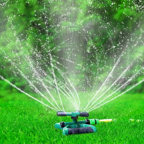 Sprinkler Rotating Lawn Sprinklers Large Area Coverage Water Sprinkler for Garden Yard Lawns Oscillating Hose 360 Degree Rotation Irrigation Syste...