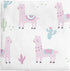NoJo Super Soft Pink Llama Nursery Crib Fitted Sheet...