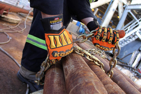 Ironclad KONG SDX2-07-XXXL Original Oil & Gas Safety Impact Gloves, XXX-Large, Orange...