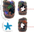GSD Star-Fish Broken Barrel Decor Resin Betta Fish Tank Accessories Ornaments for Fish Cave Hide Tank Decorations, Broken Barrel x 1pc, Blue Star ...