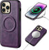 for iPhone 14 Pro Max case Compatible with Magsafe Charging Support Wireless,for Women Men,iPhone 14 Pro Max Phone case Slim Non-Slip Luxury PU Le...