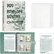 100 Envelope Savings Challenge Binder, Leather Budget Binder for Planning and Saving $5050, Daily Savings Planner, Easy and Fun Way to Save $5,050...