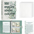 100 Envelope Savings Challenge Binder, Leather Budget Binder for Planning and Saving $5050, Daily Savings Planner, Easy and Fun Way to Save $5,050...
