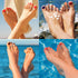 FIBO STEEL 3 PCS Toe Rings for Women 925 Sterling Silver Adjustable Toe Rings Open Cuff Toe Rings CZ Daisy Moonstone Ring Band Rings Beach Foot Je...