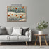 Posterizer 1 pcs-snowy winter flowers scene in oil painting style-2-Landscape & Nature Art-Floral & Botanical Art- Dining Room Decor- unframed wal...