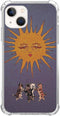 Hippie Sun Dancing Cats Phone Case for iPhone 15, Trippy Cats Dancer Under The Sun Cover for Women Men Girls Boys, Unique Trendy Design TPU Bumper...