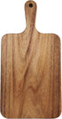 Acacia Wood Cutting Board with Handle 13.7''X7'' / Charcuterie Board/Serving Board/Cheese, Bread, Vegetables & Fruits Serving Board (Rectangular)...