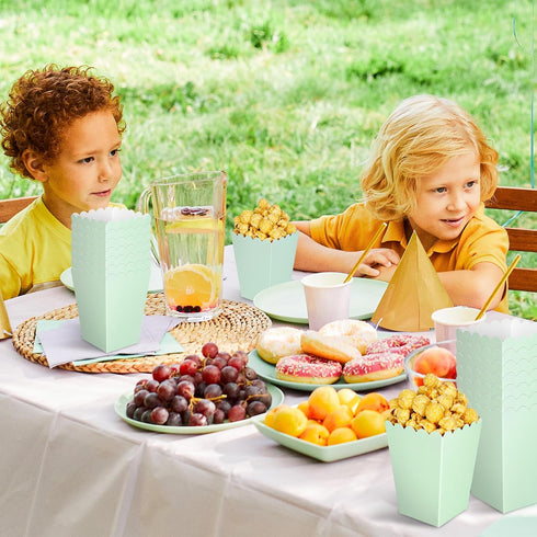36Pcs Sage Green Mini Popcorn Boxes Green Popcorn Buckets Candy Favor Boxes for Movie Night Party Supplies, 2.2 x 4.2 x 3in...