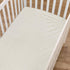 American Baby Company Heavenly Soft Chenille Fitted Crib Sheet 28" x 52", Warm and Cozy Neutral Chenille Sheet, Ivory, for Boys and Girls, Fits Cr...