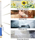 High Pressure Power Washer Wand, Pressure Washer Gun with Garden Universal Hose End,Extendable Flexible Garden Watering Wand With 2 Hose Nozzle fo...