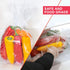 Bread Bags with Ties, Reusable, Clear Bags and Ties, Bread Bag For Homemade Bread And Bakery Loaf Adjustable Reusable (50)...