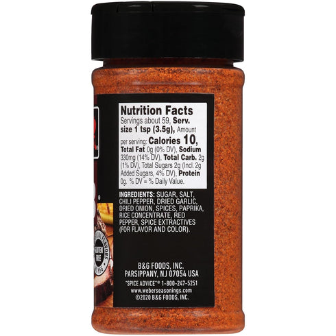Weber KC BBQ Rub, 7.25 Ounce Shaker...