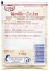 Dr. Oetker Vanillin-Zucker - Pack of 10...