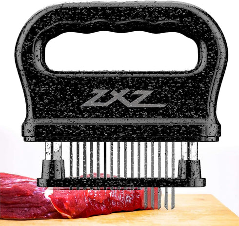 ZXZ Meat Tenderizer, 48 Stainless Steel Sharp Needle Blade, Heavy Duty Cooking Tool for Tenderizing Beef, Turkey, Chicken, Steak, Veal, Pork, Fish...
