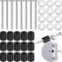 Pegboard Spacers Mounting Kit, Magnetic Pegboard Includes Screws, Spacers and Washers for 1/8-Inch and 1/4-Inch Pegboard...