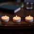 Stonebriar 20 Count Unscented Mega Oversized Clear Cup White Tea Light Candles with 9 Hour Burn Time...