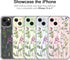 bicol Compatible with iPhone 15 Case,Crystal Clear Cover with Fashionable Designs for Girls Women,Slim Fit Shockproof Protective Acrylic Phone Cas...