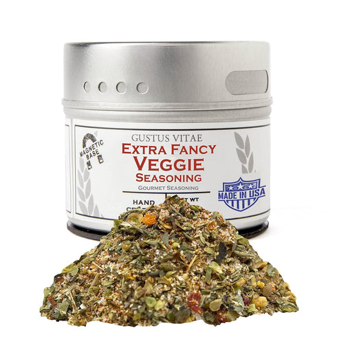 Extra Fancy Veggie Seasoning | Authentic Artisanal Gourmet Spice Mix | All Natural, Non GMO | Hand Crafted in Small Batches | Sustainably Sourced,...