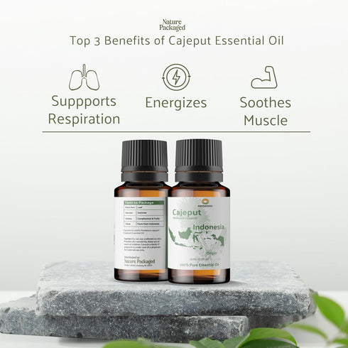 Cajeput Essential Oil (15ml) - Direct from Central Java, Indonesia - Essential Oils for Diffusers Aromatherapy; Essential Oils for Body; Massage O...