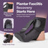 BraceAbility Plantar Fasciitis Night Splint Sock - Soft Plantar Fascia Boot for Sleeping, Achilles Tendonitis Relief, Foot Drop, Heel Pain - Plant...
