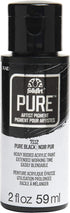FolkArt Artist Pigment Acrylic Paint, 2 oz, Pure Black...
