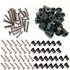 Kayak Well Nuts 30 Pair Neoprene Well Nuts M5 x 25mm Stainless Steel Hex Socket Bolts M5 Well Nut Great for Kayak Hardware Motorcycle Boat Marine ...